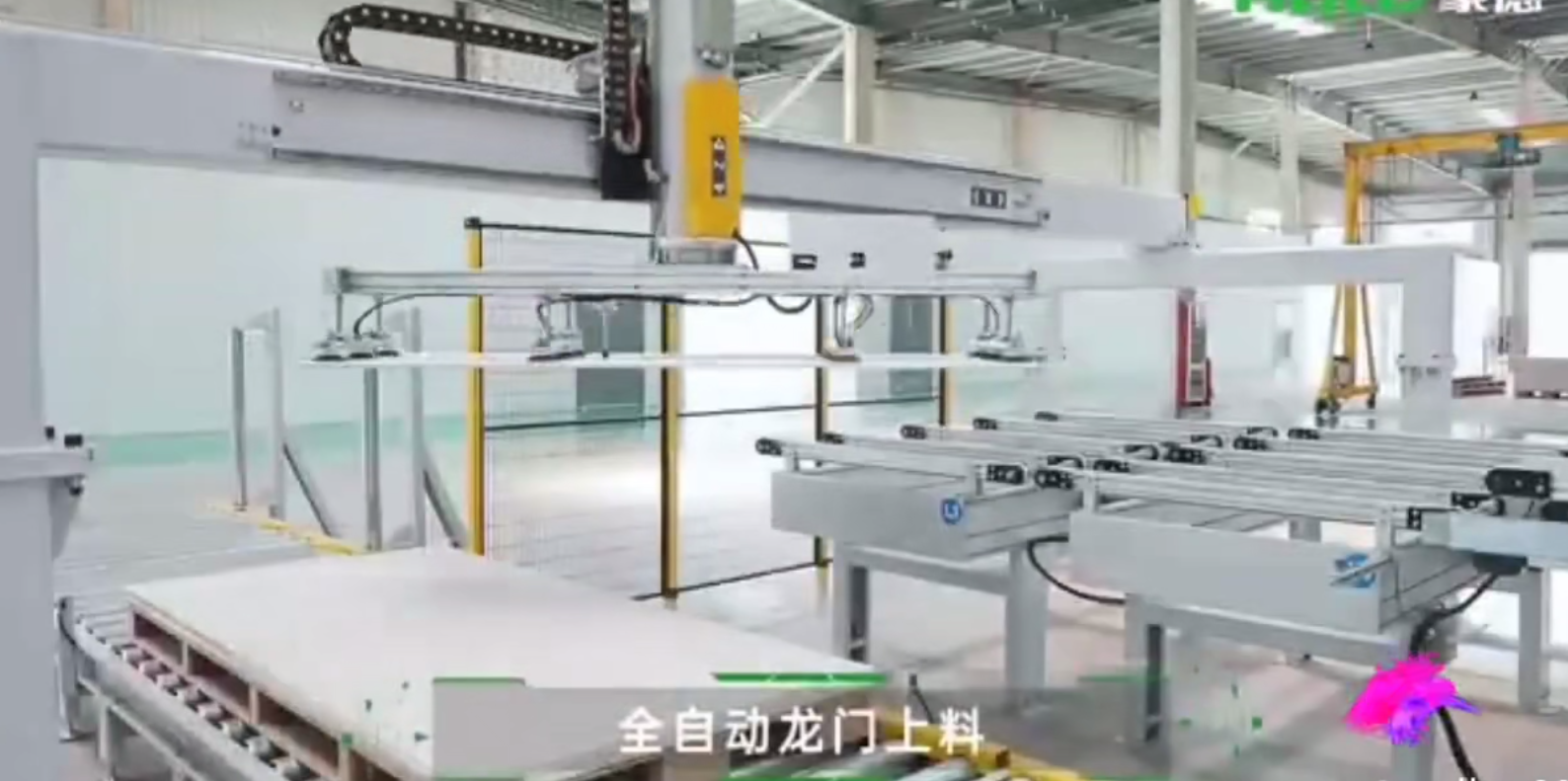 #32台重型開料機智能無人生產線