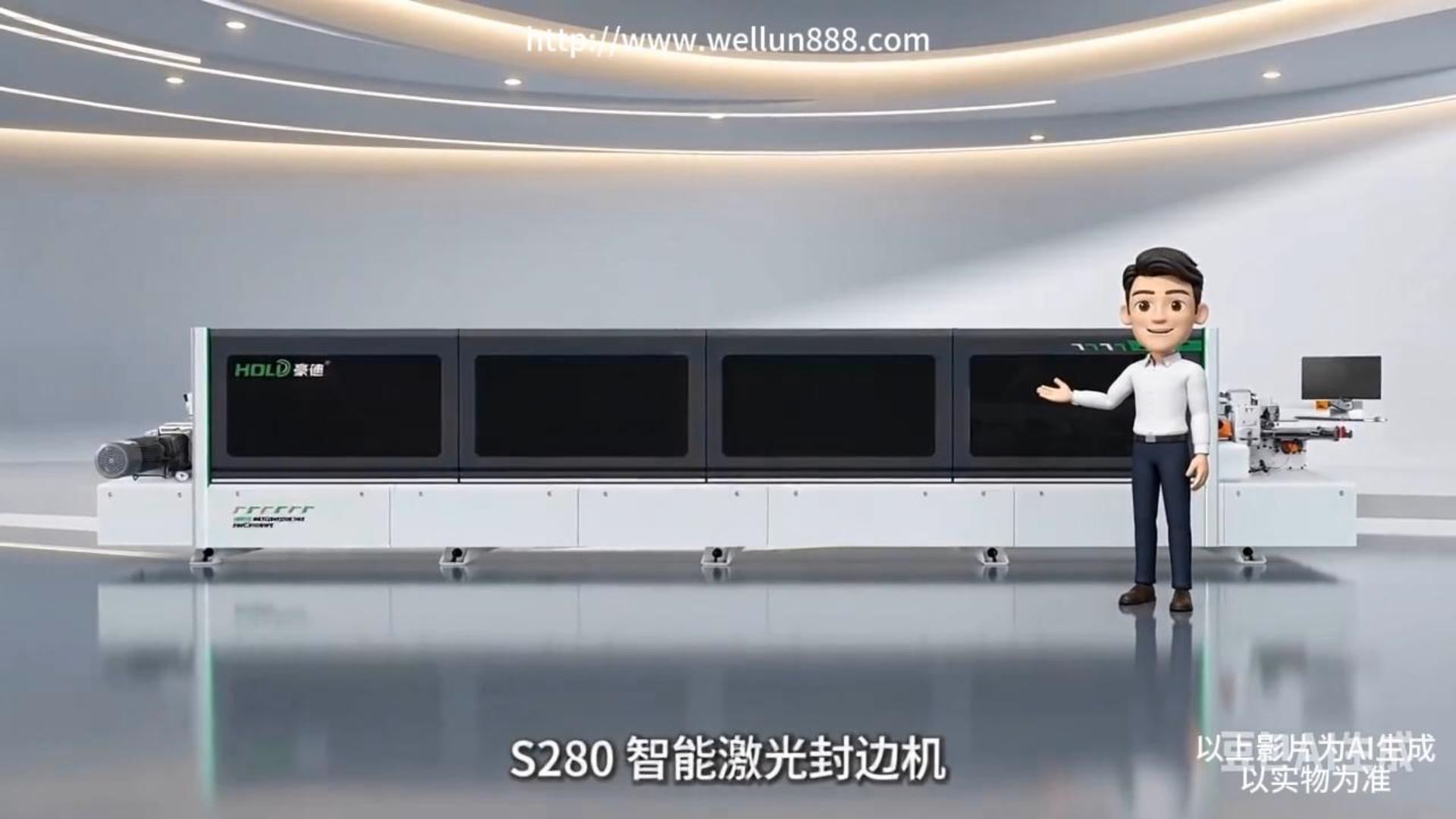 S280智能激光封边机#華倫機械#华伦科技#wellun
