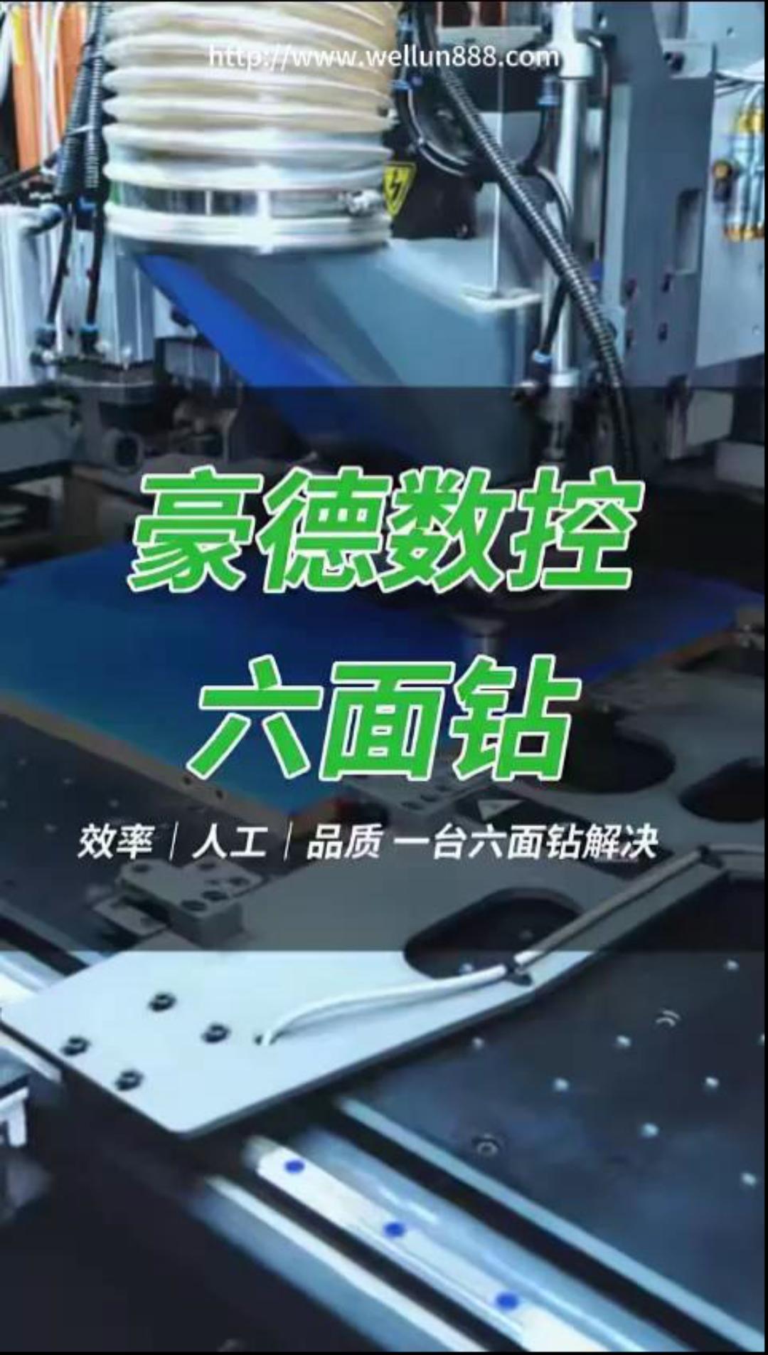 豪德数控六面钻#華倫機械#华伦科技#wellun