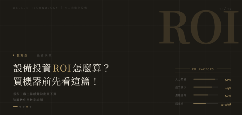 【設備投資 ROI 怎麼算？】買機器前先看這篇！算清「不買的代價」讓數字幫你做決策