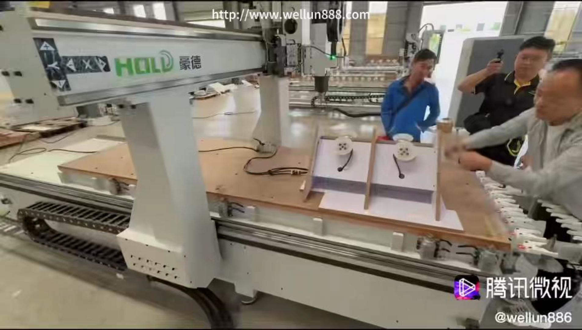 实地考察门墙柜一体机#華倫機械#华伦科技#wellun