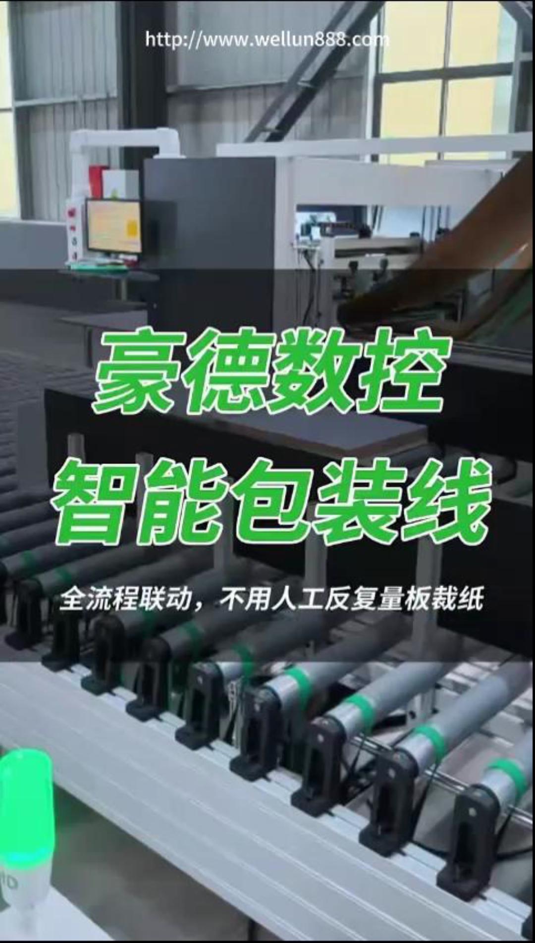 豪德数控智能包装线#華倫機械#华伦科技#wellun
