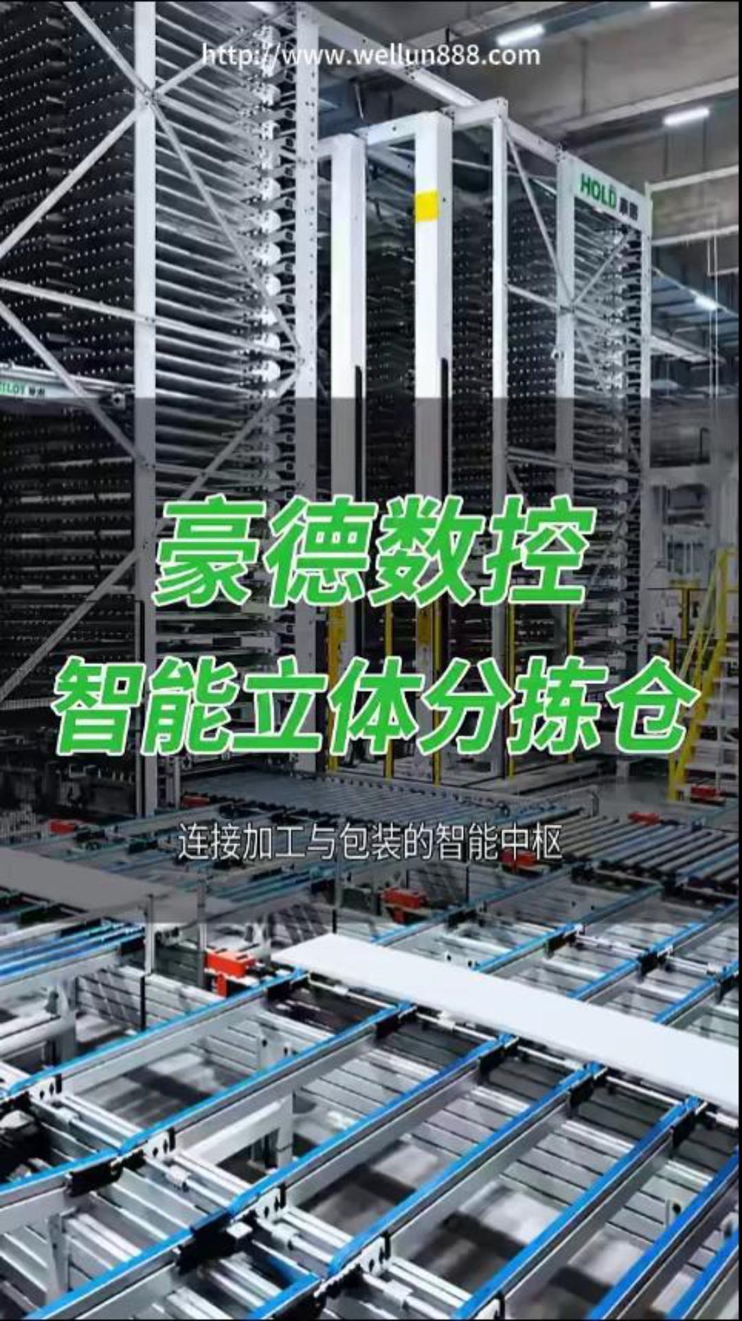 豪德数控智能立体分拣仓#華倫機械#华伦科技#wellun