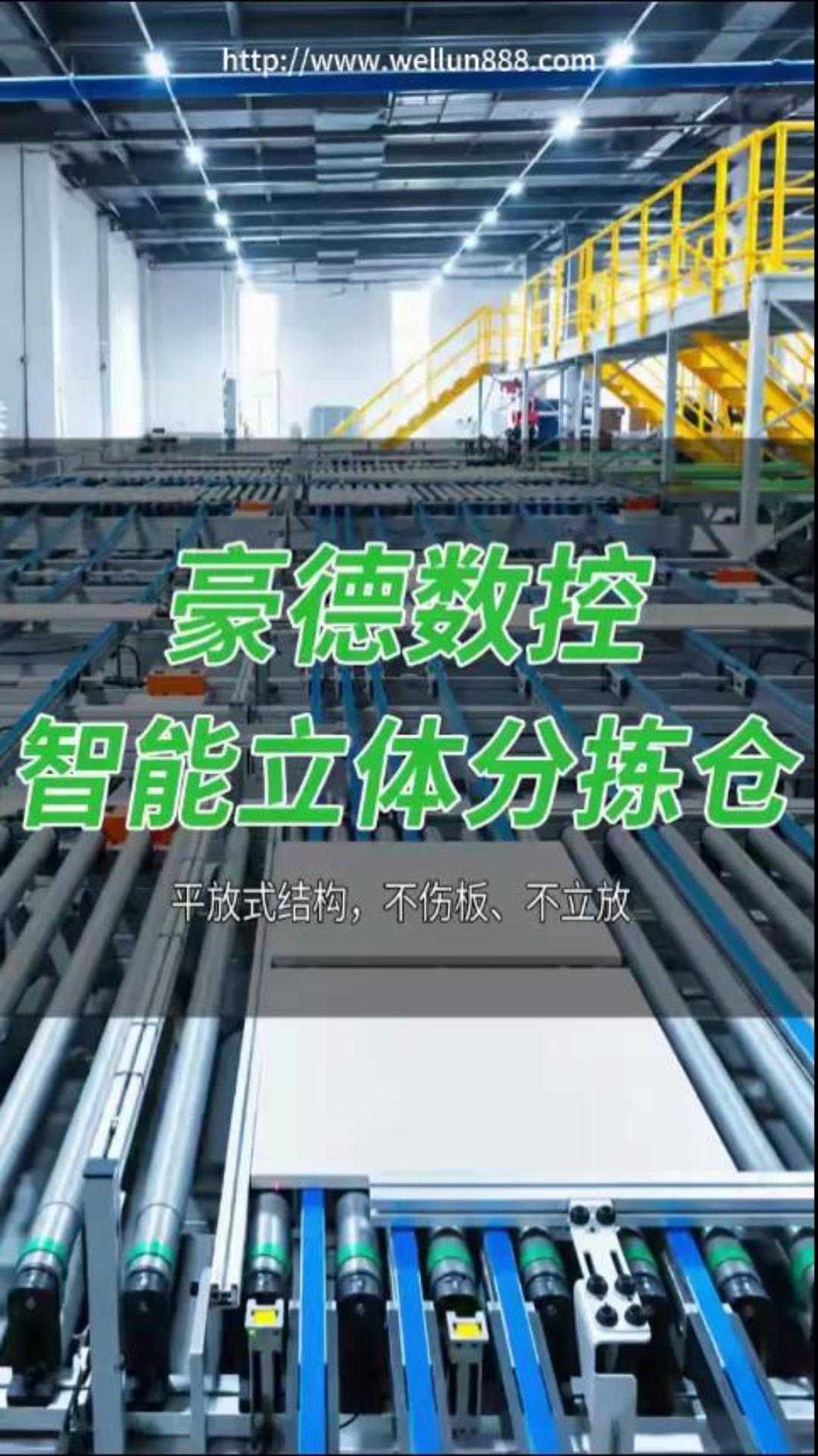 豪德数控智能立体分拣仓#華倫機械#华伦科技#wellun